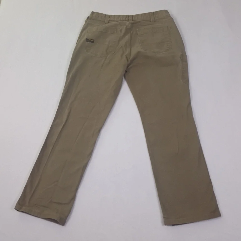 Ariat Rebar M4 Relaxed Straight Work Pants Mens 33x32 Field Khaki Canvas
